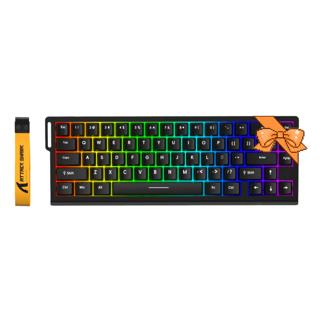 ATTACK SHARK X68 HE Rapid Trigger Keyboard Magnetic Switch Black
