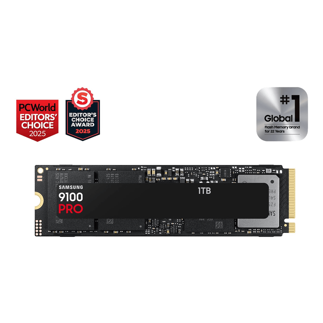 SAMSUNG 1TB PCIe 5.0 NVMe M.2  9100 PRO | AI Workloads