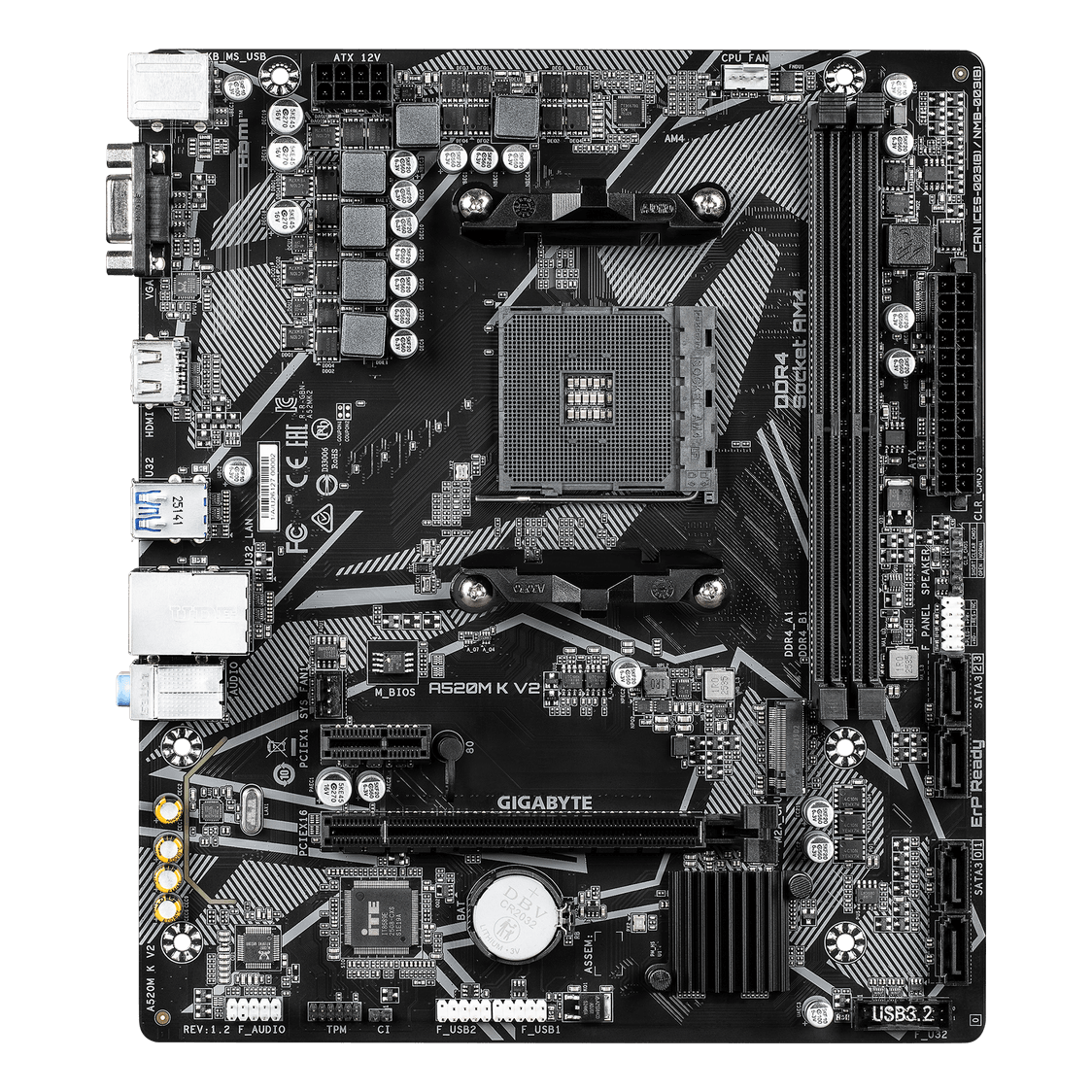 GIGABYTE   A520M K V2