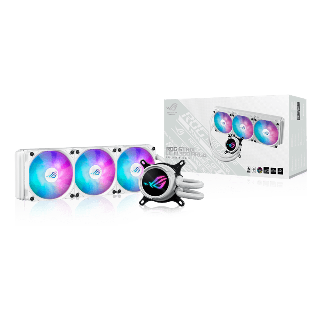 ASUS ROG Strix LC III 360 ARGB White Edition