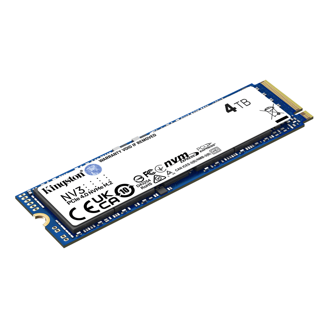 Kingston NV3 PCIe 4.0 NVMe M.2 SSD (4TB)