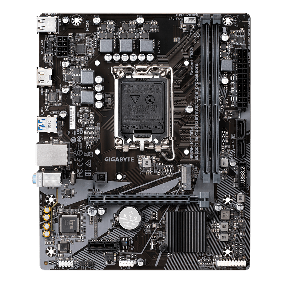  GIGABYTE H610M-K DDR4