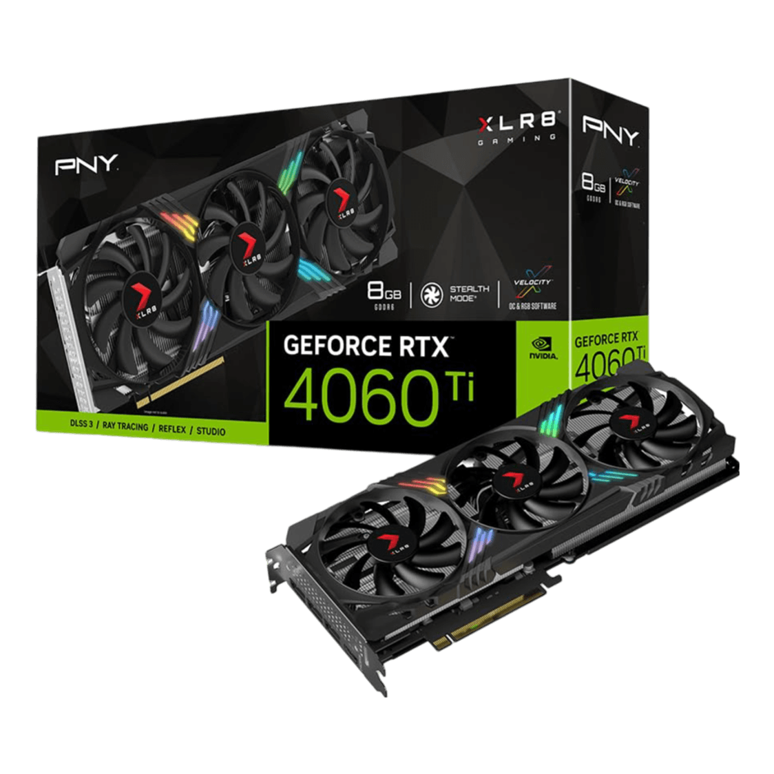 PNY RTX4060Ti 8GB XLR- RGB 3Fan