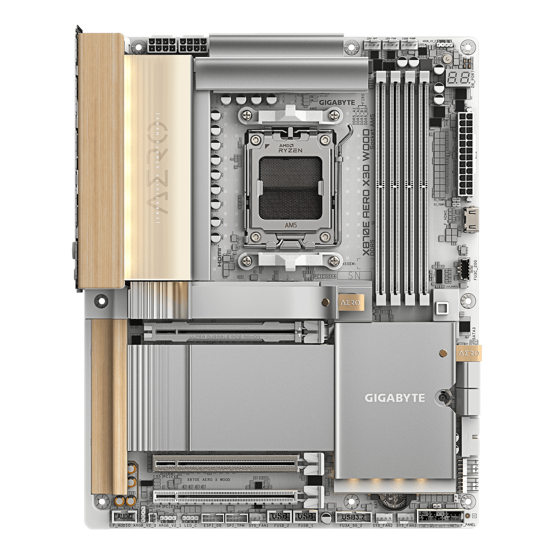 GIGABYTE X870E AERO X3D WOOD