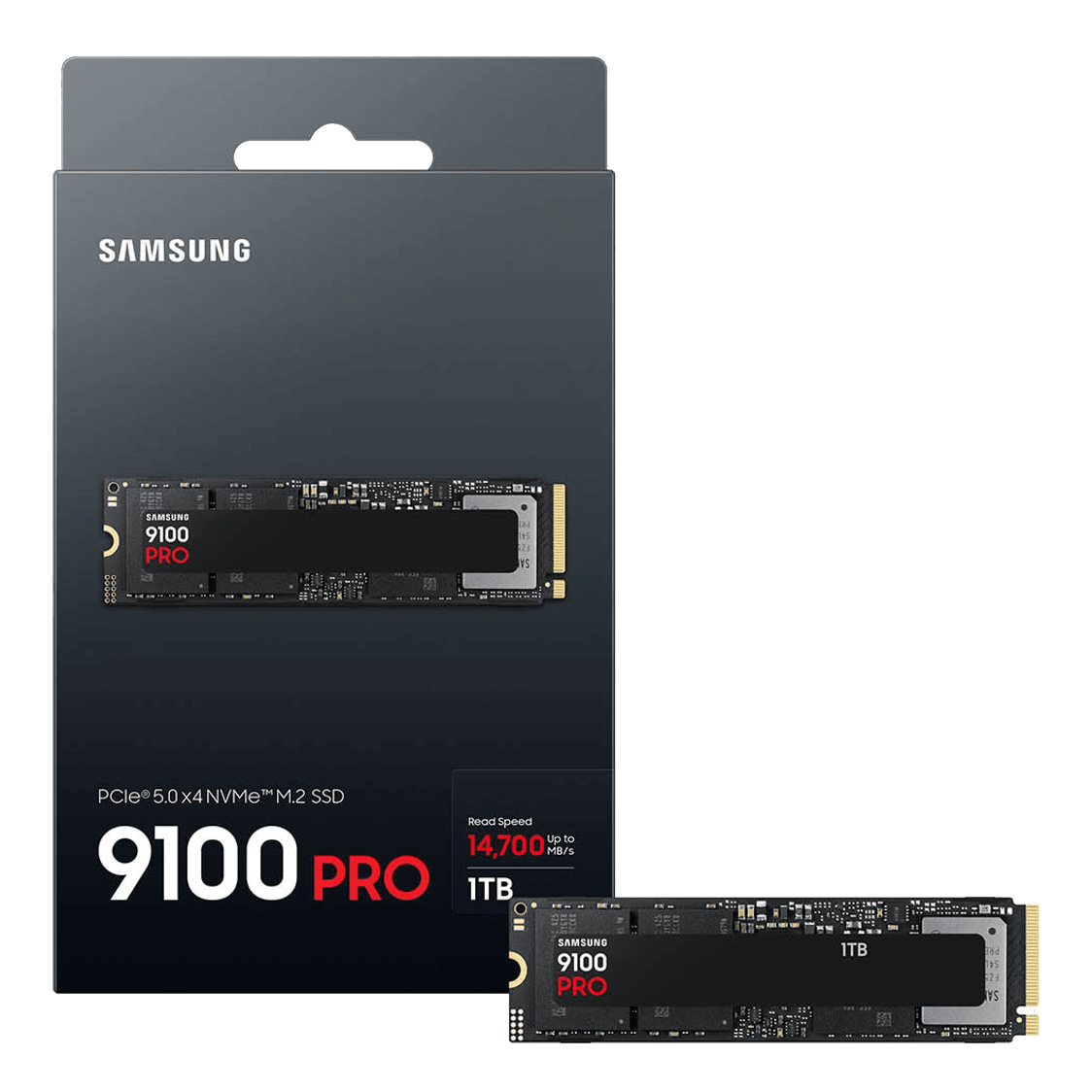 SAMSUNG 1TB PCIe 5.0 NVMe M.2  9100 PRO | AI Workloads