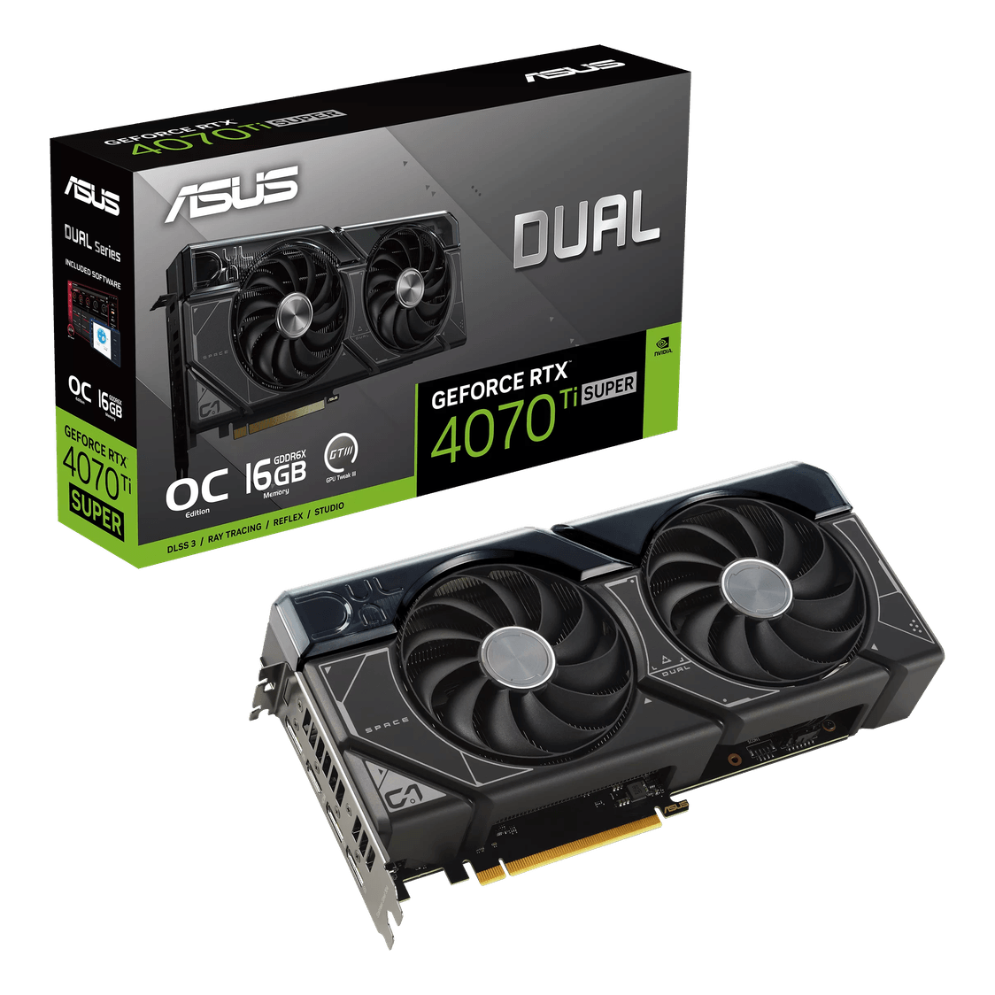 2点 未開封 PNY RTX 4070 Ti SUPER 16GB PNY GeForce RTX™ 4070 Ti SUPER 16GB VERTO™ Overclocked