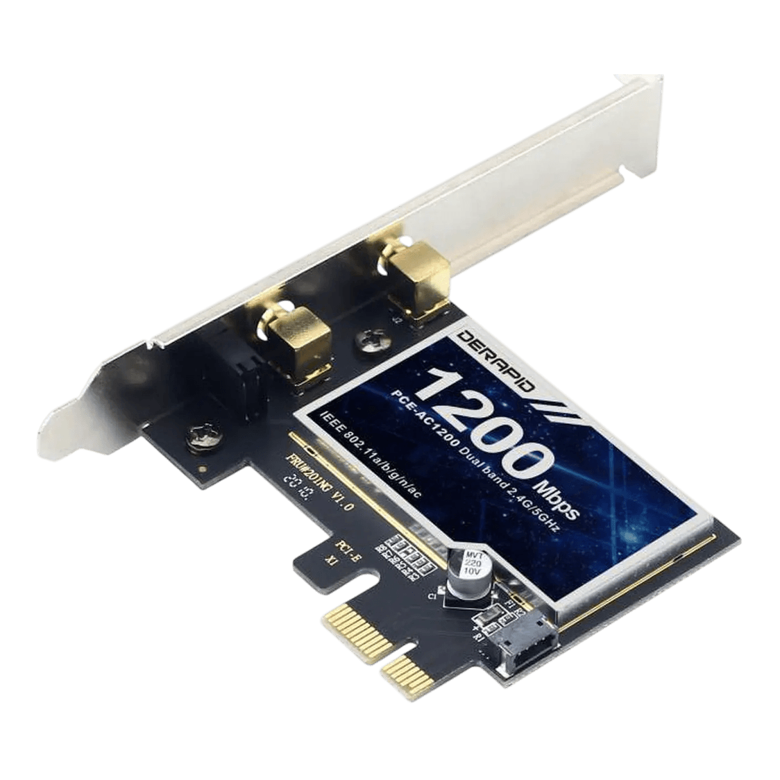 PCE-AC1200 Dual Band Wireless PCIe Adapter with Bluetooth 4.0