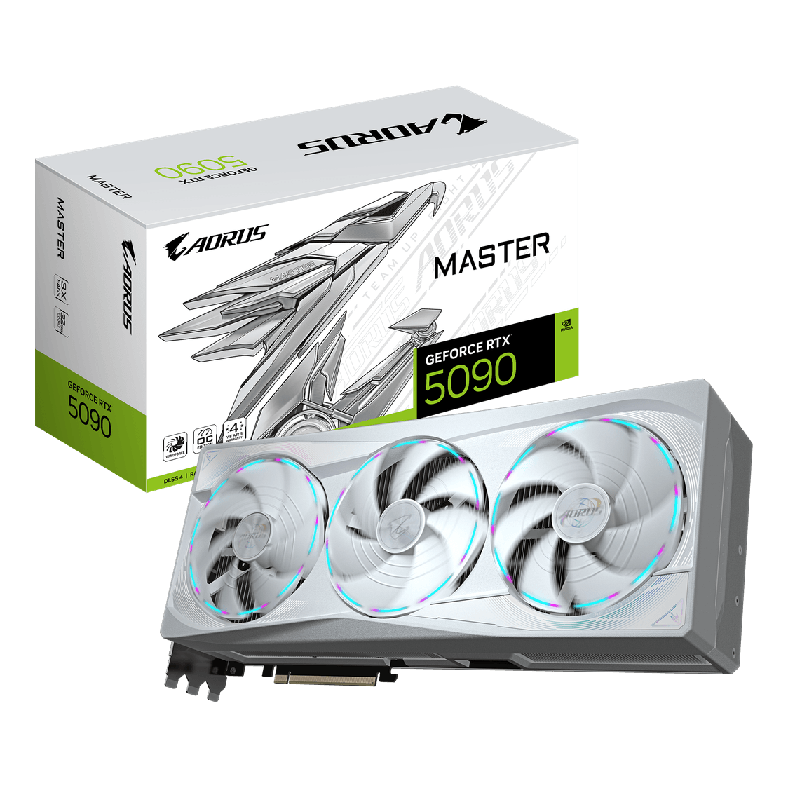 GIGABYTE AORUS GeForce RTX 5090 MASTER 32GB ICE
