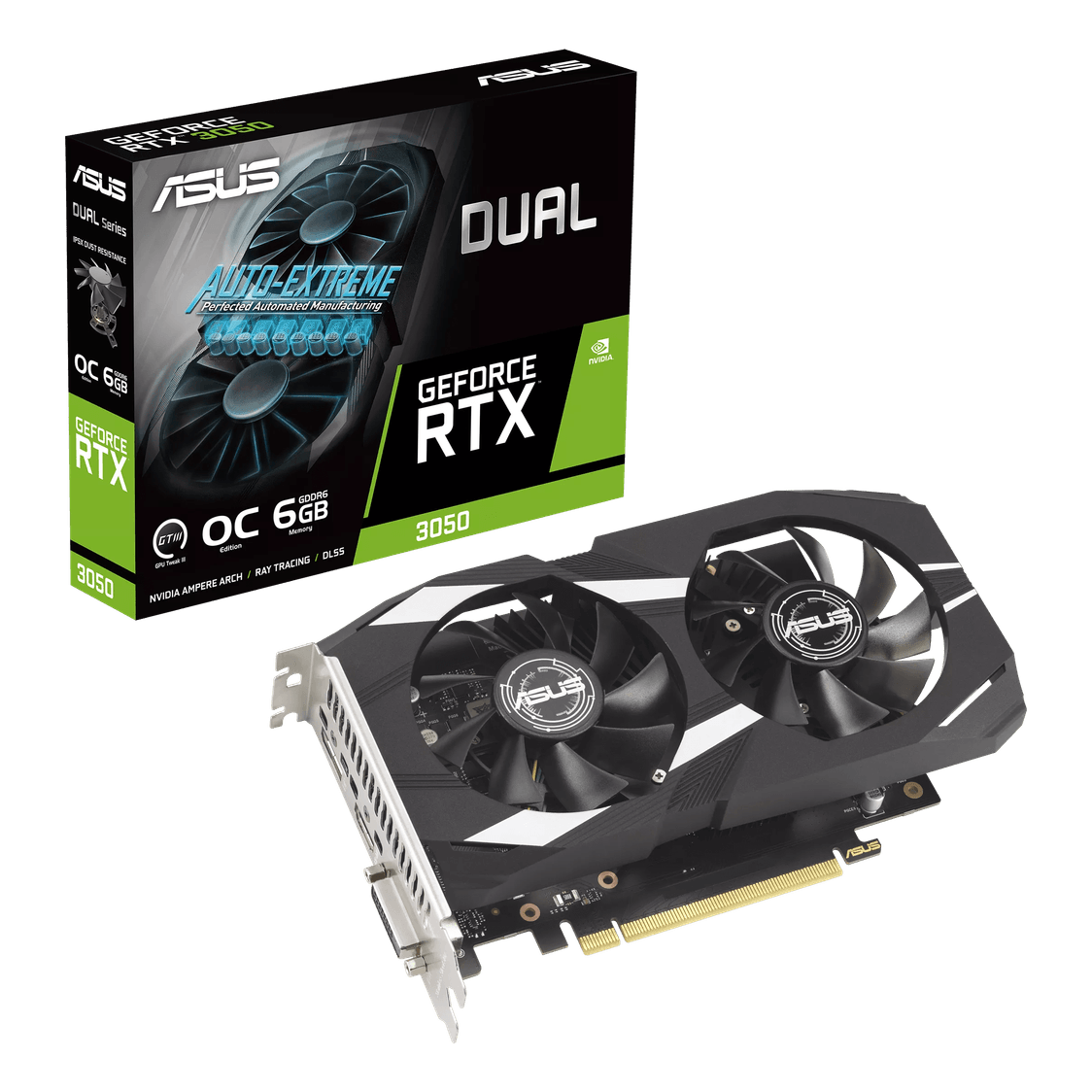ASUS Dual RTX 3050 6GB OC