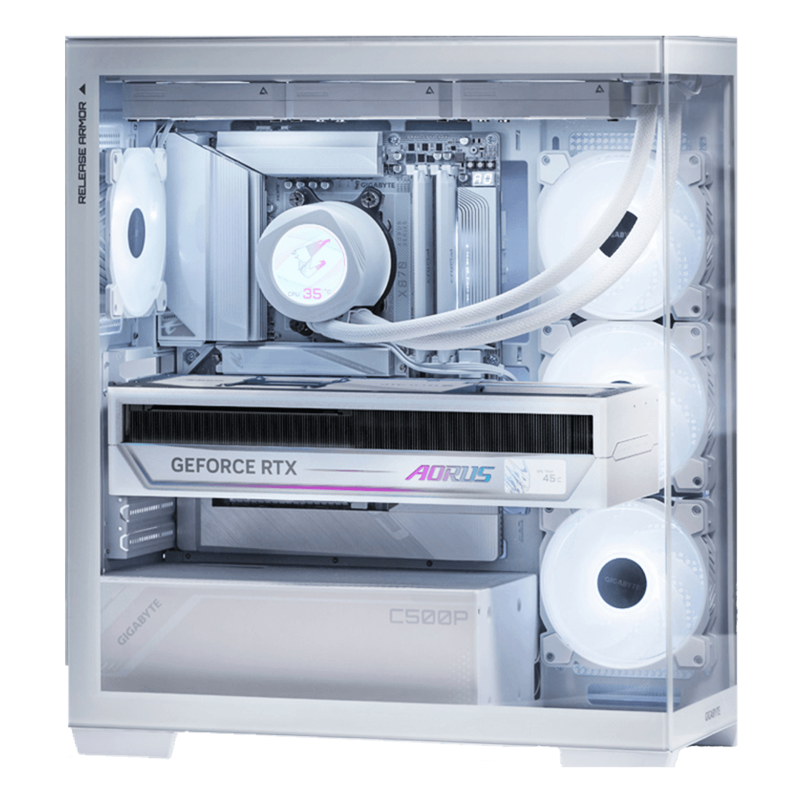 PC Build 33 RYZEN 7-9800X3D Gigabyte RTX 5080 AERO OC SFF 16GB
