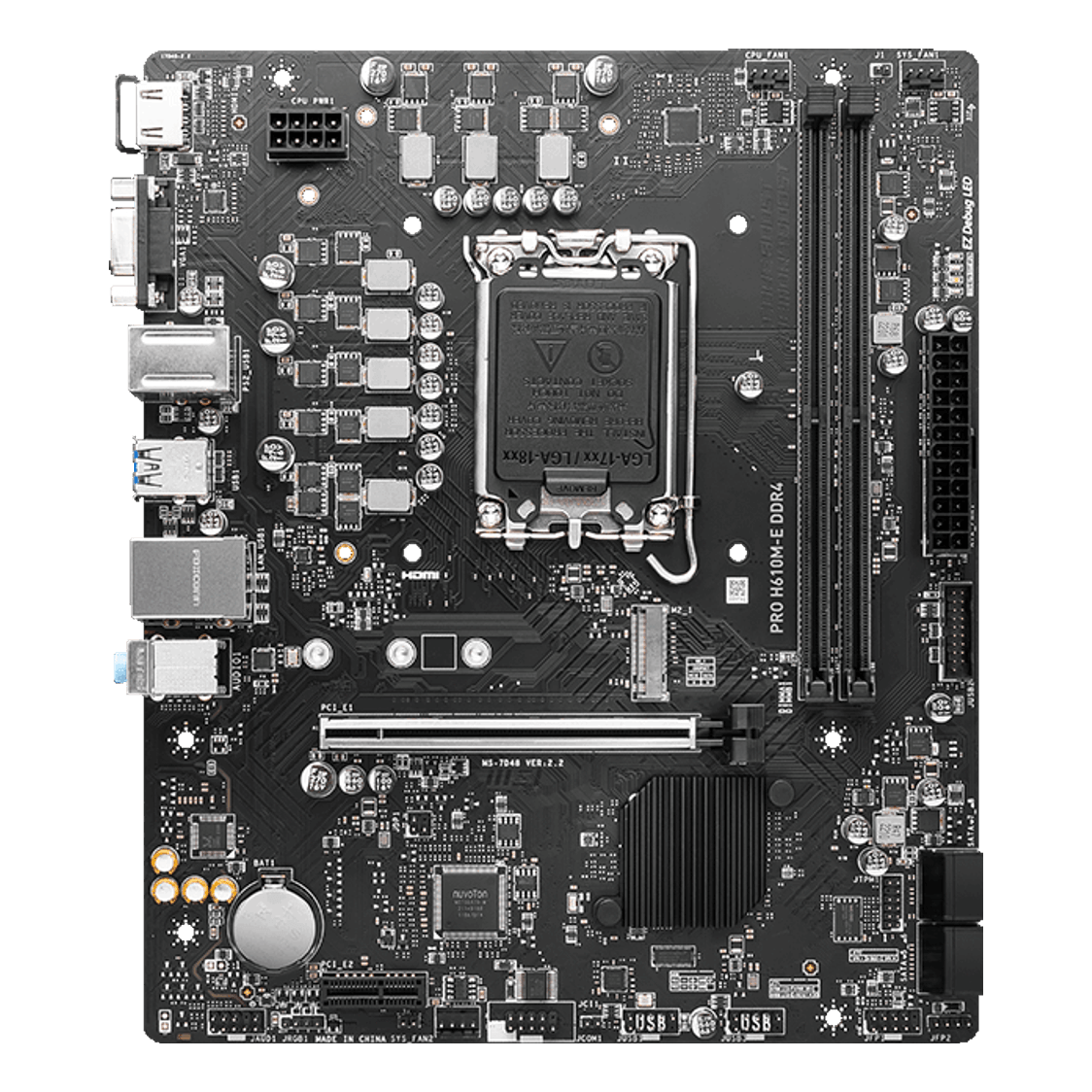 MSI H610-E PRO DDR4