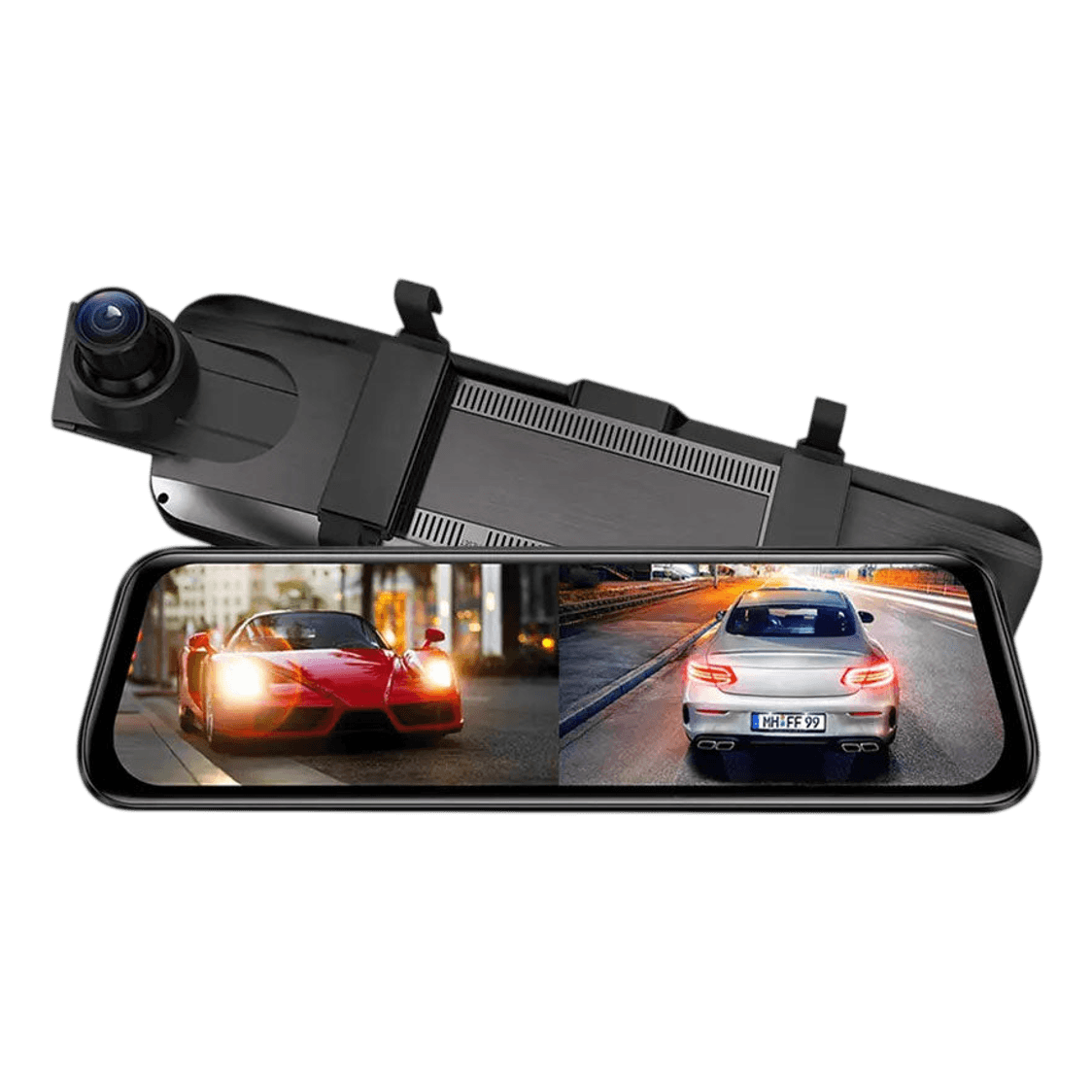 AZDOME AR09 4K 9.66" Touch Screen Mirror Dash Cam with Parking Mode